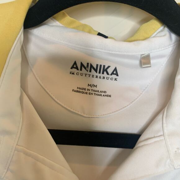 Annika Cutter Buck Sleeveless Polo Shirt Sz Medium - Picture 9 of 9